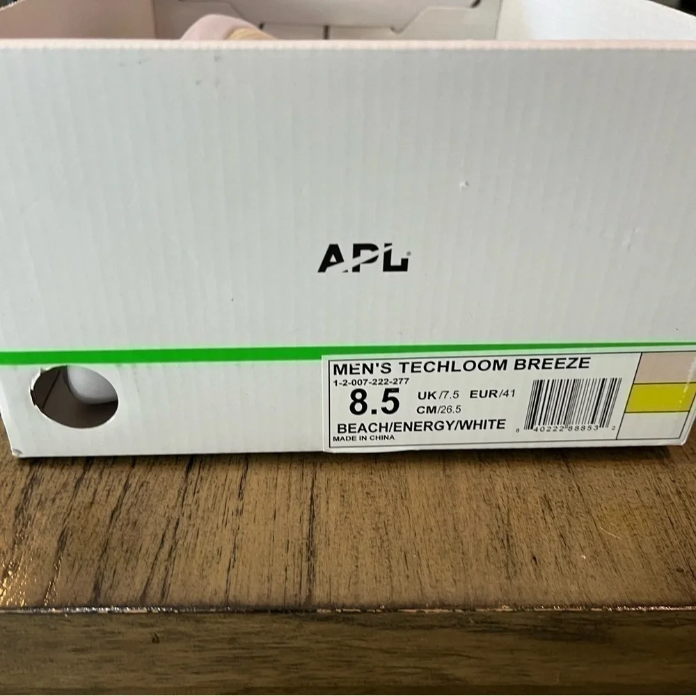NEW APL Men’s TechLoom Breeze Beach / Energy / White Size 8.5 women 10
